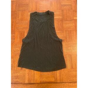 ALO high neck ribbed tank Small